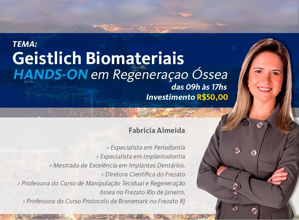 Geistlich Biomateriais HANDS-ON em Regeneração Óssea