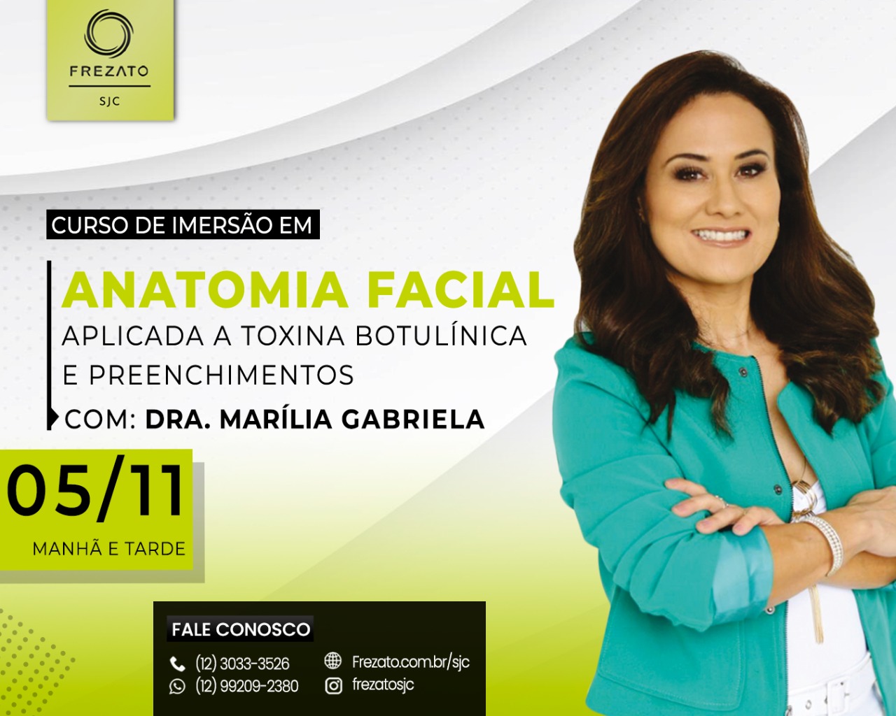 Anatomia Facial aplicada a Toxina Botulínica e Preenchedores.